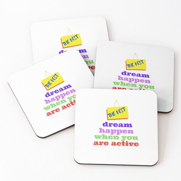 Item preview,   the best dream happen when you are active designed and sold by yassminishop.