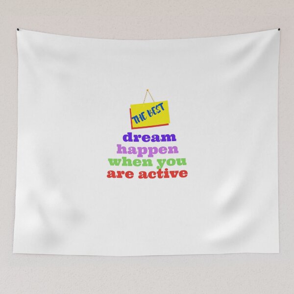 Item preview,   the best dream happen when you are active designed and sold by yassminishop.