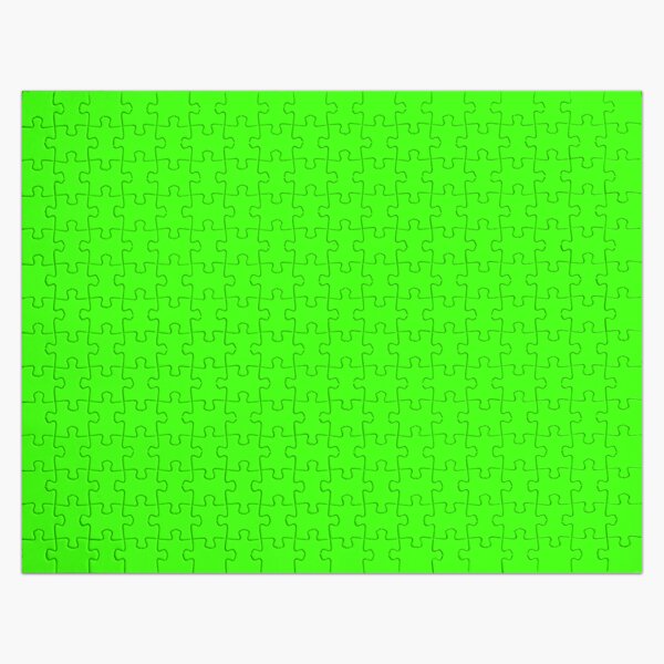 Item preview, Green Puzzle - Green Jigsaw - Green Jigsaw Puzzle - Solid Green Puzzle - All Green designed and sold by Impuzzible.
