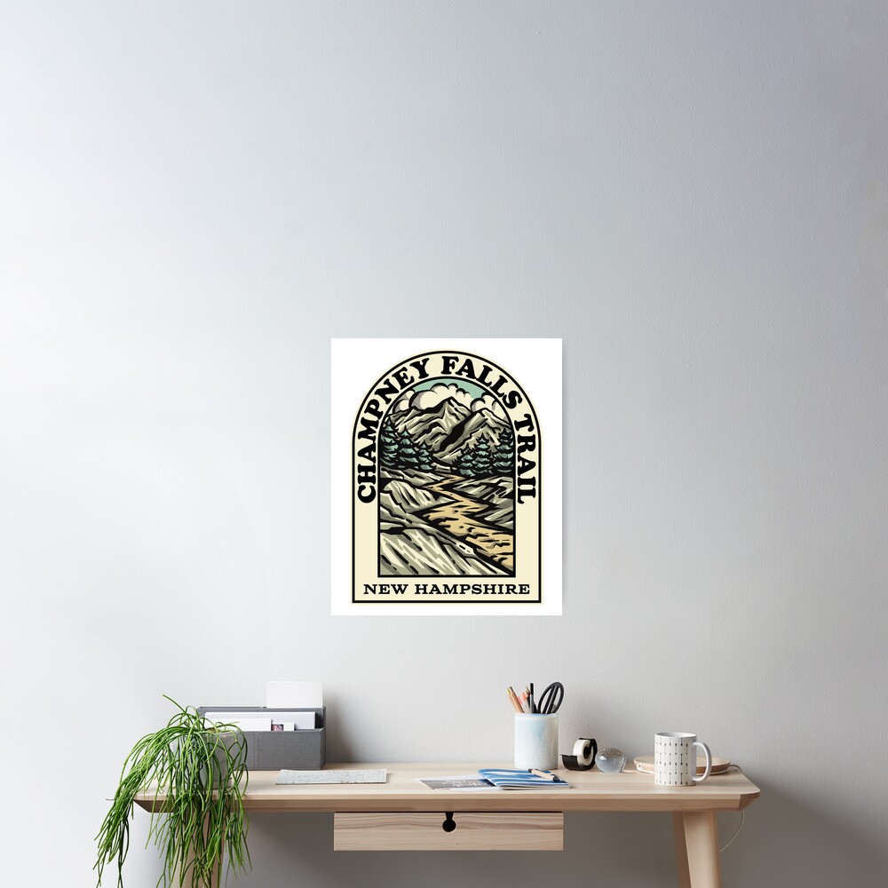 Vista previa del artículo con la obra «Póster», diseñado y vendido por HalpinDesign.