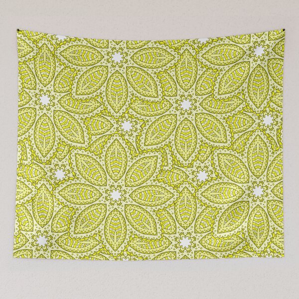 Item preview, Colorful hand drawn lace doodle abstract pattern designed and sold by MadinaFatt.