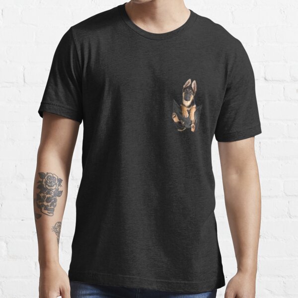 german shepherd pocket tee