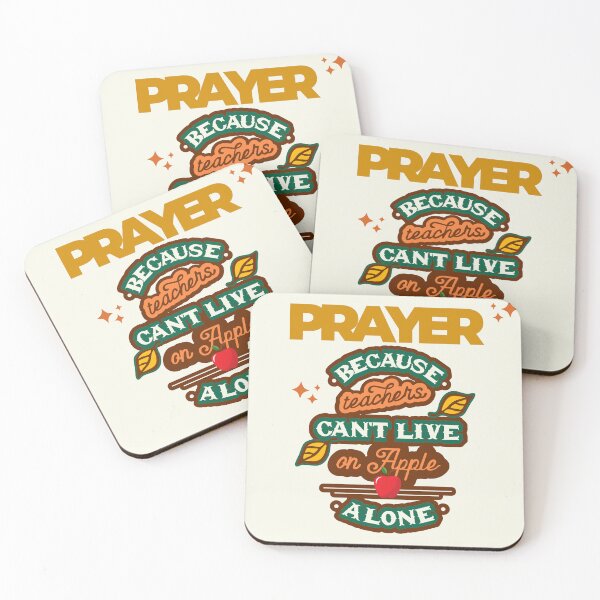 Item preview, Prayer, Because Teachers Can't Live on Apple Alone - Crème and Gold designed and sold by TheReporter1.