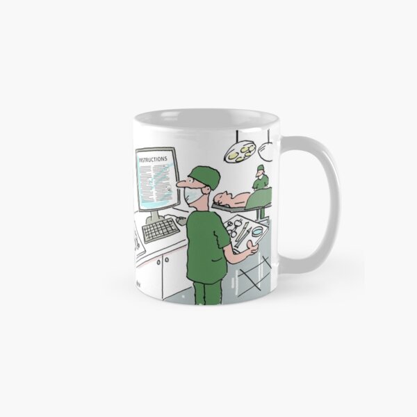 Surgeon Prepares for an Operation Classic Mug
