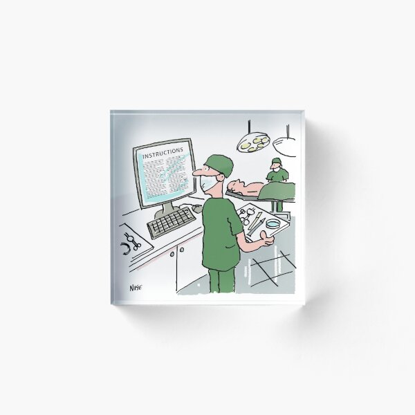 Item preview, Surgeon Prepares for an Operation designed and sold by NigelSutherland.