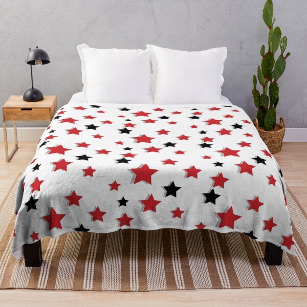Item preview, Red & Black Sparkle Stars designed and sold by nataliearttt.