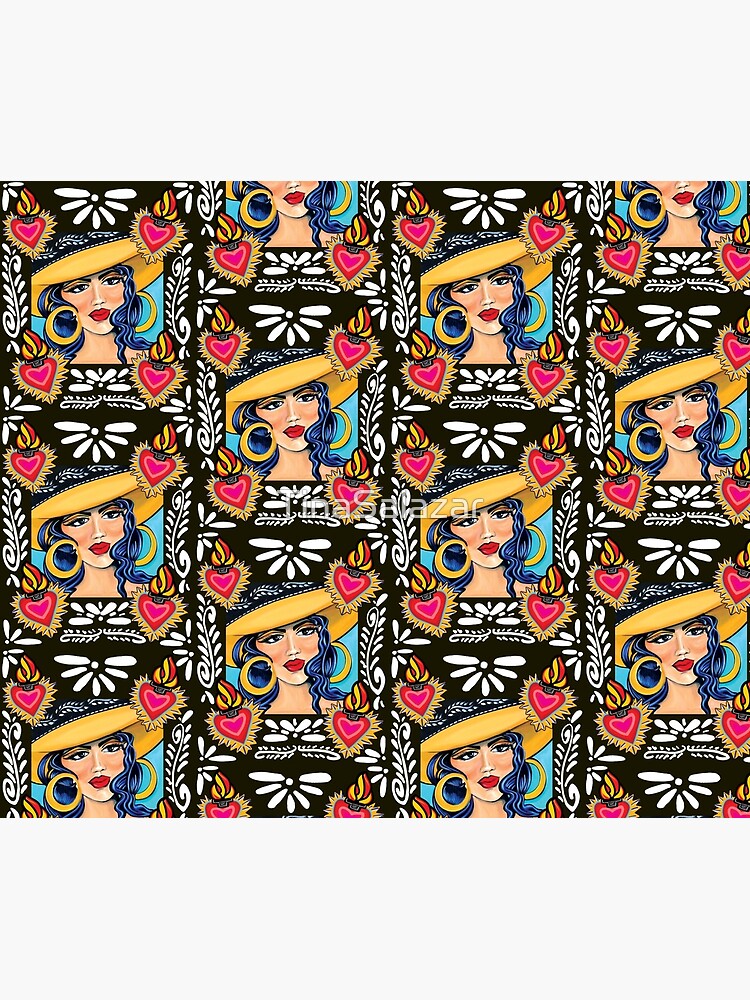 Discover Mexican Art (Sombrero Love) Shower Curtain