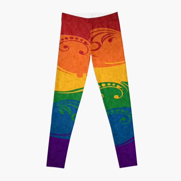 Raising Rainbow Fist, LGBT Pride Leggings by Anziehend
