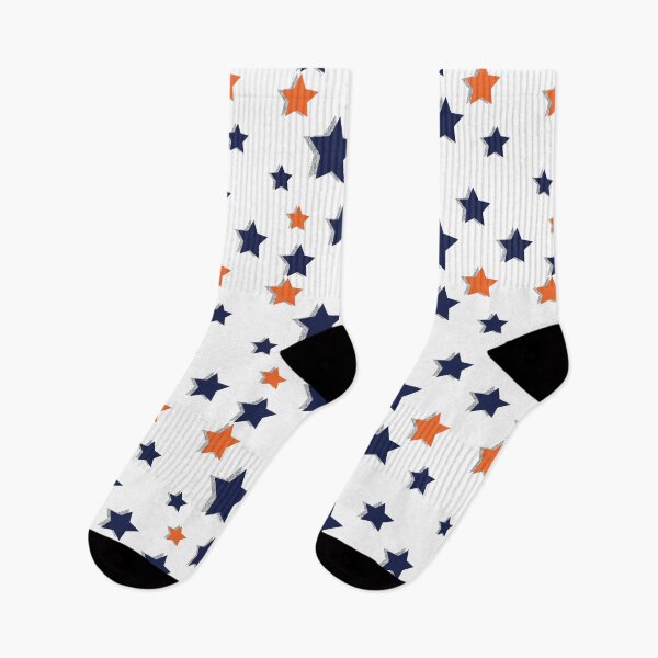 Item preview, Orange & Navy Sparkle Stars designed and sold by nataliearttt.