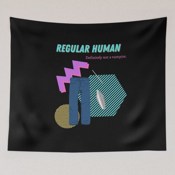 Item preview, Regular Human. Definitely not a vampire. designed and sold by Our Flag Means Merch.