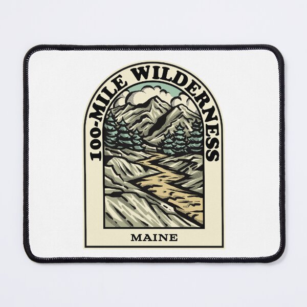 Item preview, 100 Mile Wilderness Maine hiking backpacking trail designed and sold by HalpinDesign.