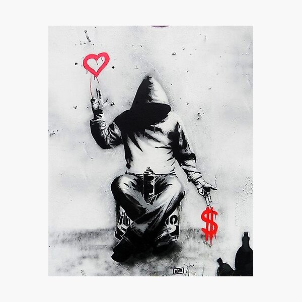 Item preview, L'amour pour l'argent Banksy designed and sold by Teecha.