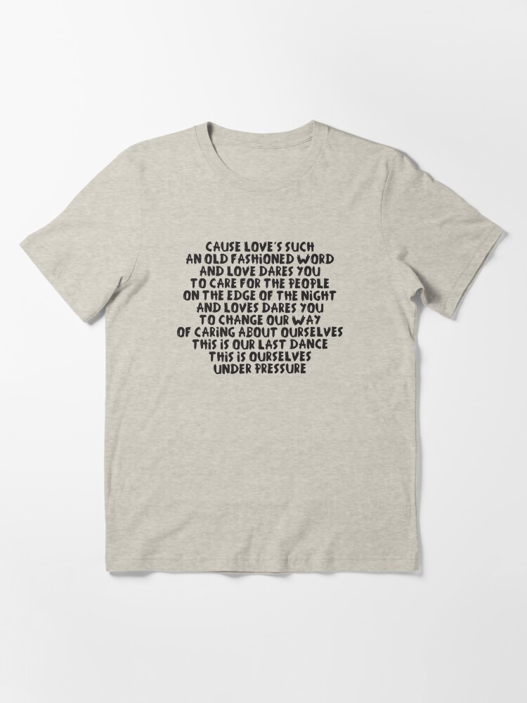 Redbubble Love Is Such An Old Fashion Word David Bowie Classic T Shirt