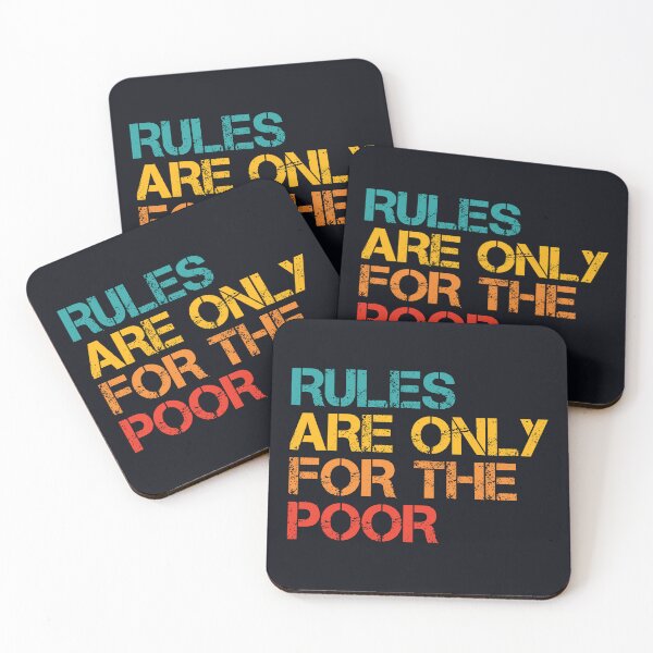 Item preview, Rules are only for the poor designed and sold by SweetLog.