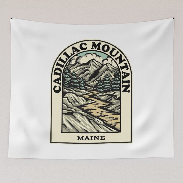Item preview, Cadillac Mountain Maine hiking backpacking trail designed and sold by HalpinDesign.