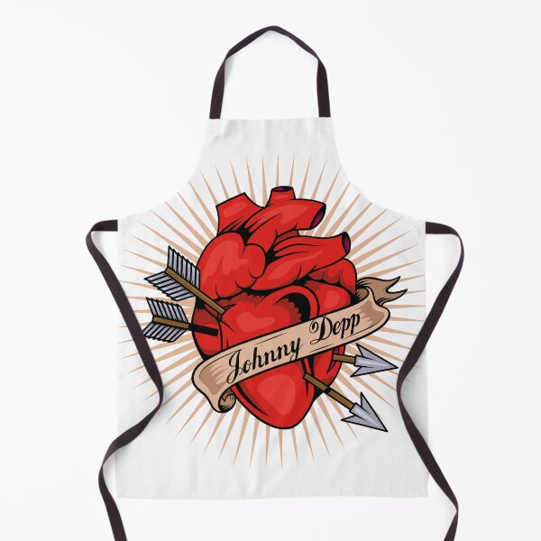 Item preview, Johnny Depp Heart Tattoo designed and sold by johnta17.
