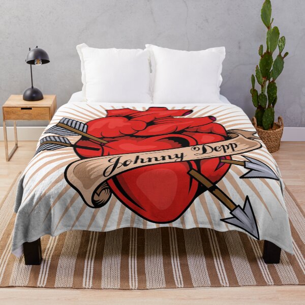 Item preview, Johnny Depp Heart Tattoo designed and sold by johnta17.