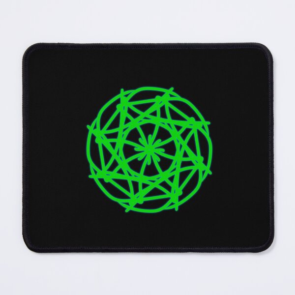 Item preview, Green and blue flower, dream catcher designed and sold by Meo Design.