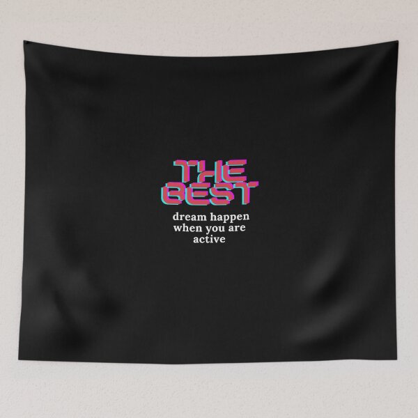 Item preview,   the best dream happen when you are active designed and sold by yassminishop.