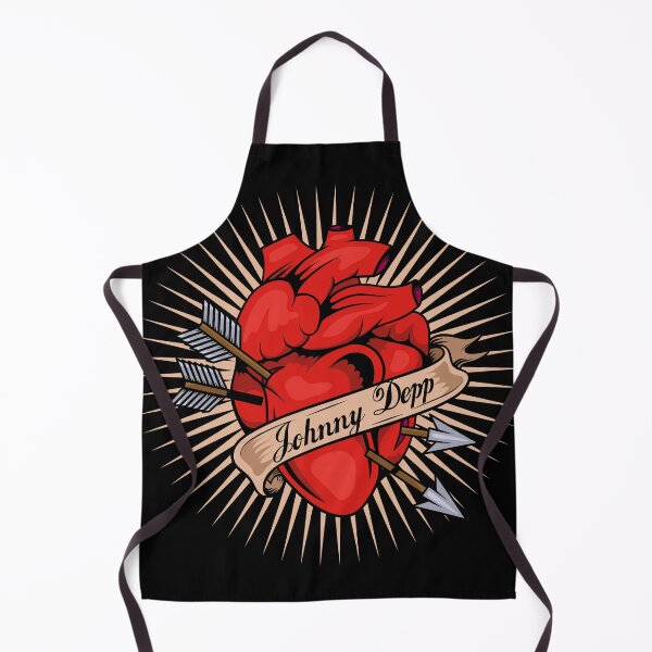 Item preview, Johnny Depp Heart Tattoo - Black designed and sold by johnta17.