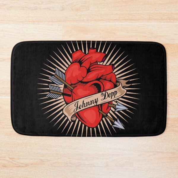 Item preview, Johnny Depp Heart Tattoo - Black designed and sold by johnta17.