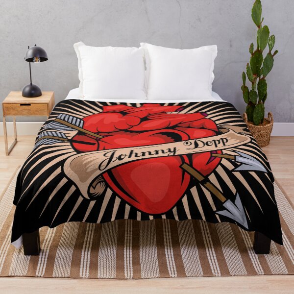 Item preview, Johnny Depp Heart Tattoo - Black designed and sold by johnta17.