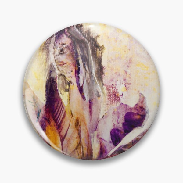 Item preview, Late Bloomer Flower Introspective Abstract  designed and sold by Marianne Madson.