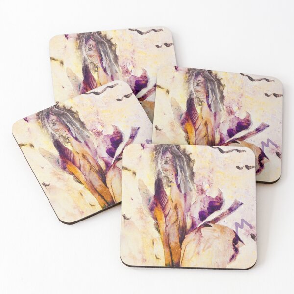 Item preview, Late Bloomer Flower Introspective Abstract  designed and sold by Marianne Madson.
