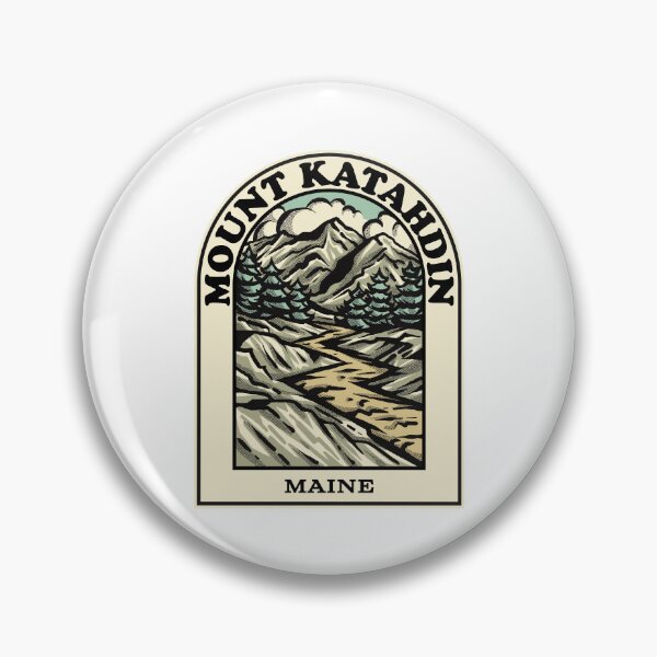 Item preview, Mount Katahdin Maine hiking backpacking trail designed and sold by HalpinDesign.