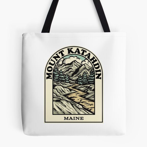 Item preview, Mount Katahdin Maine hiking backpacking trail designed and sold by HalpinDesign.