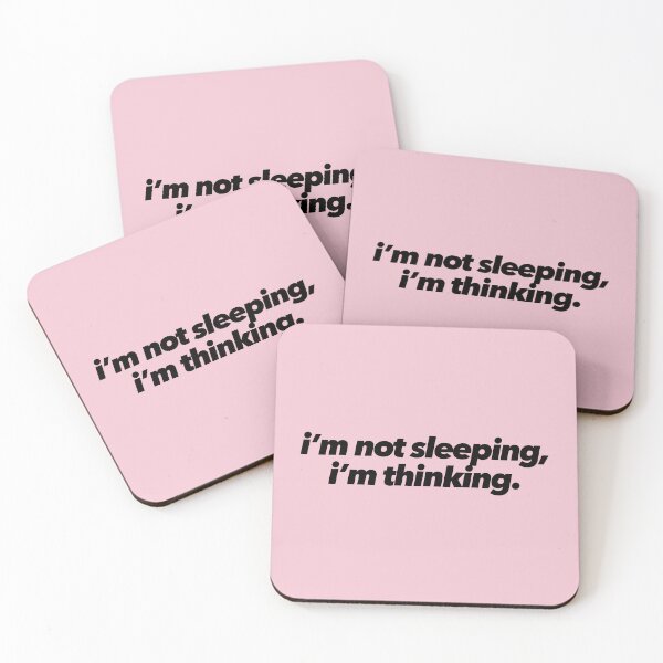 Item preview, I'm Not Sleeping, I'm Thinking designed and sold by The Ambitious Women Club.