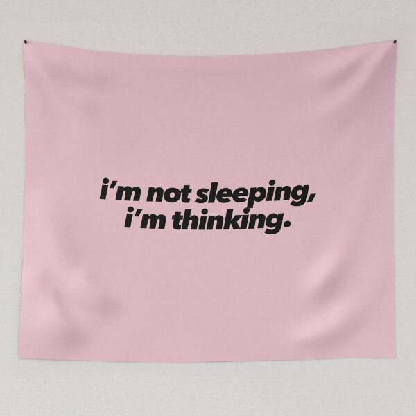 Item preview, I'm Not Sleeping, I'm Thinking designed and sold by The Ambitious Women Club.