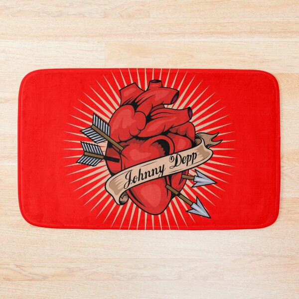 Item preview, Johnny Depp Heart Tattoo - Red designed and sold by johnta17.