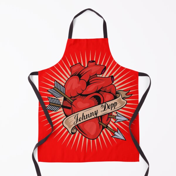 Item preview, Johnny Depp Heart Tattoo - Red designed and sold by johnta17.