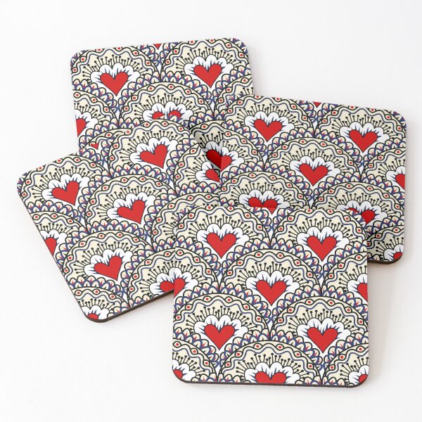 Item preview, Hearts Ethnic Arch Pattern designed and sold by mrhighsky.