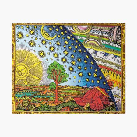 Flammarion engraving in Color Art Board Print