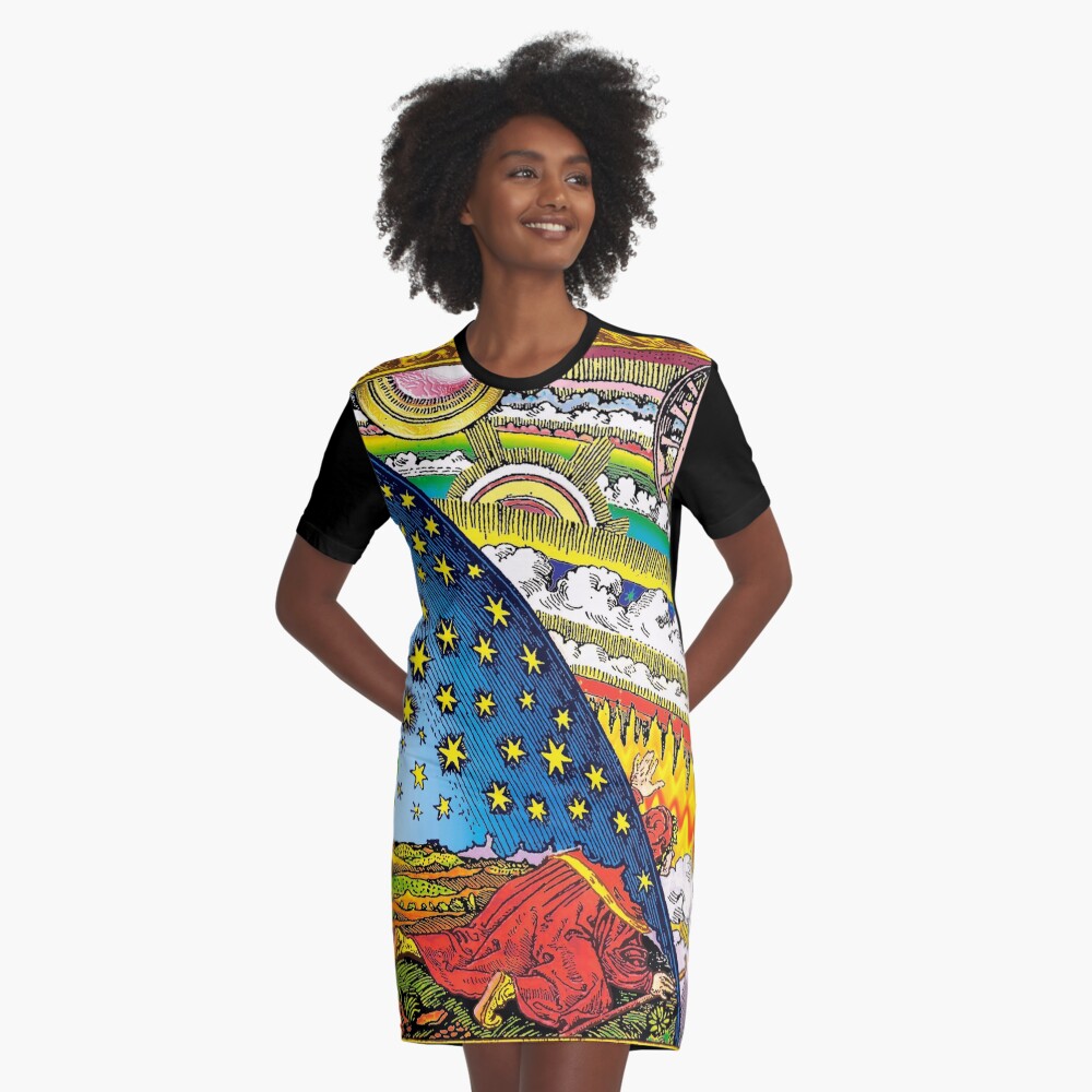Item preview, Graphic T-Shirt Dress designed and sold by christinamorana.