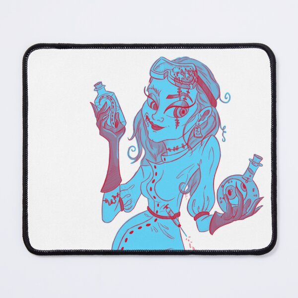 Item preview, Mad Scientist - Orange and Blue designed and sold by Eighty-Sixed Art.