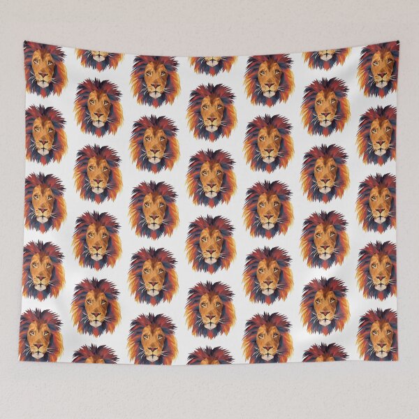 Item preview, Low-poly Lion designed and sold by elevenfeathers.