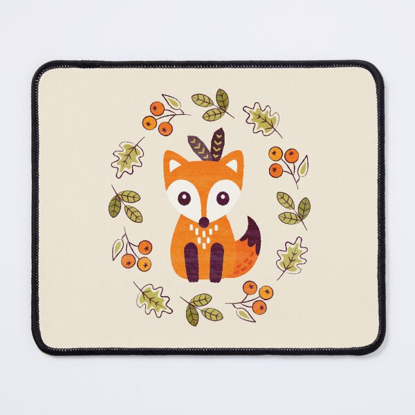 Item preview, Little Red Fox with Autumn Berries designed and sold by Daisy Beatrice.