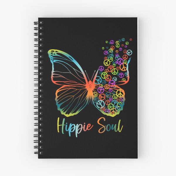 Item preview, Pretty Hippie Soul Butterfly with Peace Signs designed and sold by Dibble Dabble Designs.