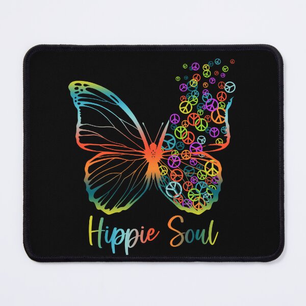 Item preview, Pretty Hippie Soul Butterfly with Peace Signs designed and sold by Dibble Dabble Designs.