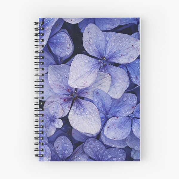 Item preview, Purple blue flowers designed and sold by Wavytarot.