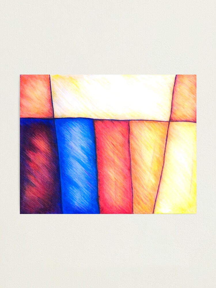 Alternate view of Color Block, Mixed Media Photographic Print