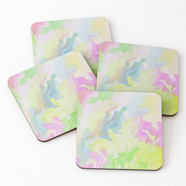 Item preview, Pale Pastel Liquid Art; Digital Art designed and sold by WoollyOrbit2000.