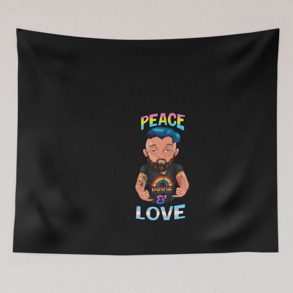 Item preview, Peace and Love Classic T-Shirt designed and sold by DanaSchreiner.