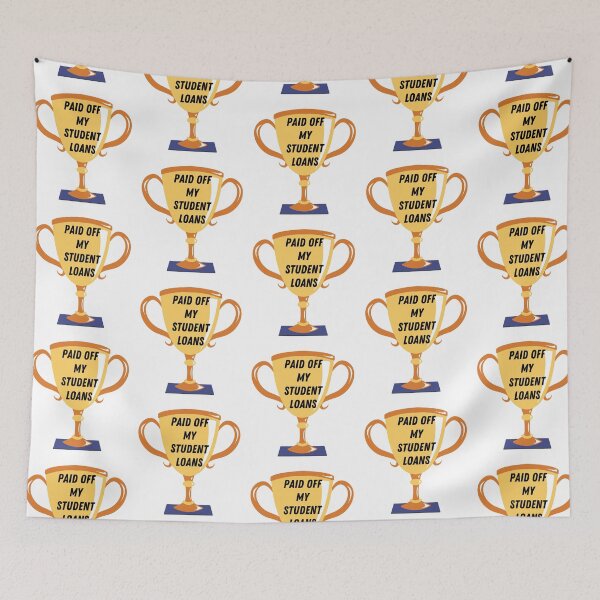 Item preview, Trophy: paid off my student loans designed and sold by ThoughtJumble.