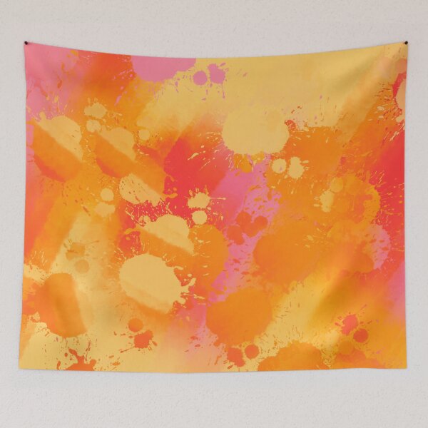 Item preview, Pink and Orange Splatter designed and sold by rmcbuckeye.