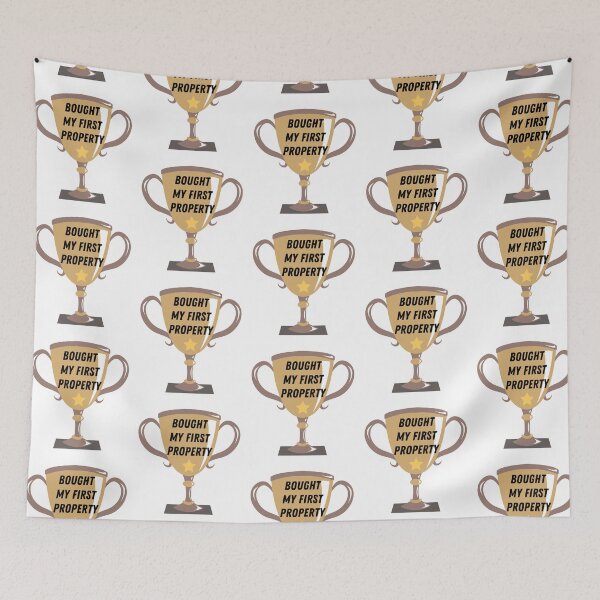 Item preview, Trophy: bought my first property designed and sold by ThoughtJumble.