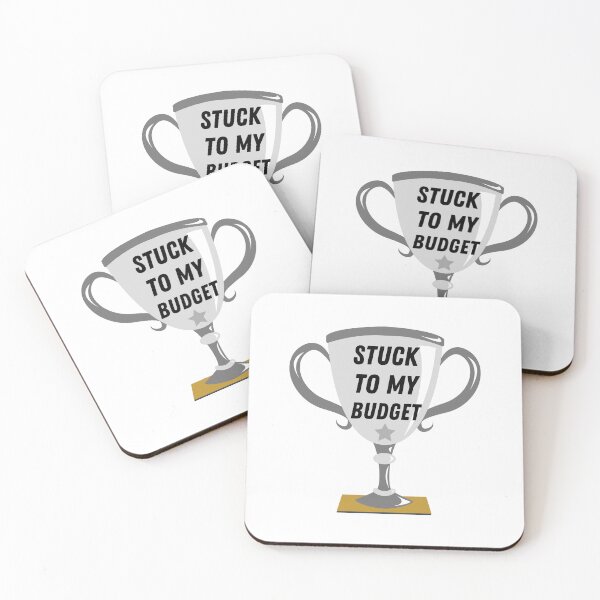 Item preview, Trophy: stuck to my budget  designed and sold by ThoughtJumble.